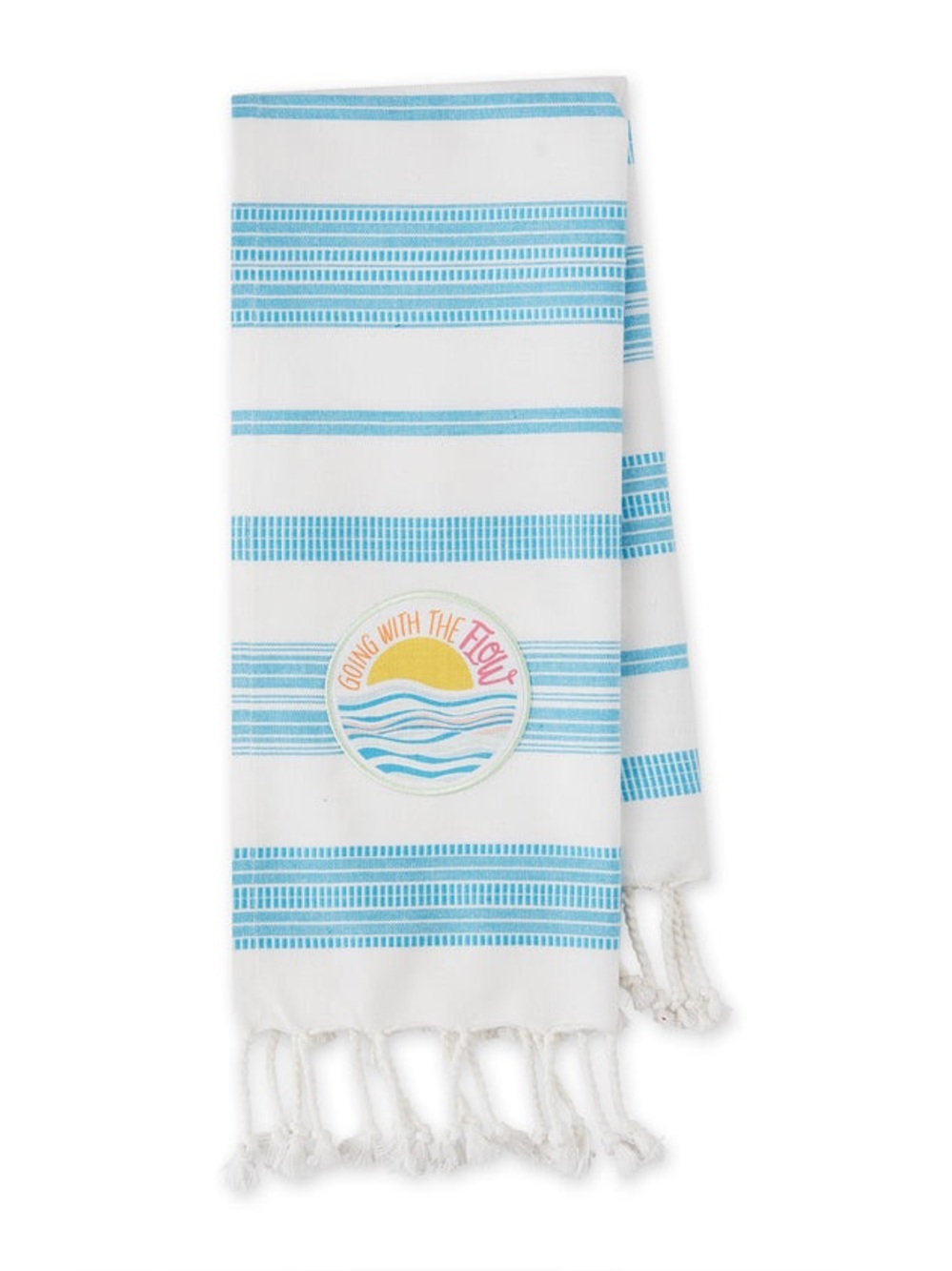 NWT Beach Vibes Embellished Fouta Dishtowels